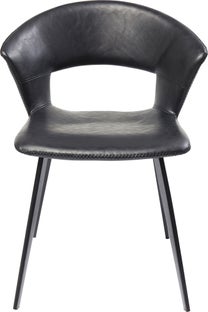 Spisestol Reunion Svart Kunstskinn – bilde-1.