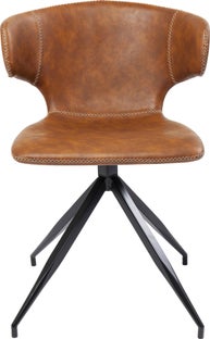 Spisestol Rusty Cognacfarget/Svart – bilde-1.