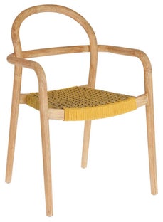 Krzesło 57x83 cm musztardowe – obraz-1