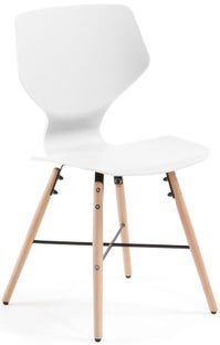 Krzesło 47x83 cm białe – obraz-1