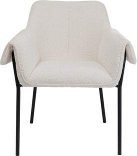 Karmstol Bess - Stol med armstöd, Off white – bild-1.