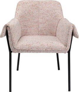 Karmstol Bess Beige Flitter – bilde-1.