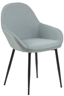 Krzesło z podłokietnikami Ferone 60x85 cm brudna zieleń – obraz-1