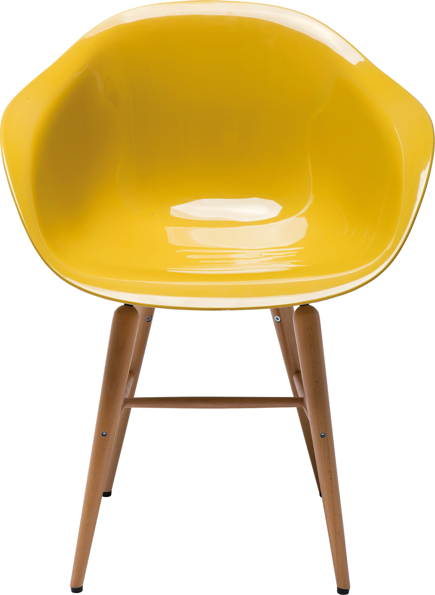 Scaun cu Brate Forum Wood Mustar – imagine-1.