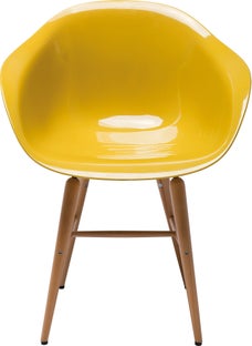 Scaun cu Brate Forum Wood Mustar – imagine-1.