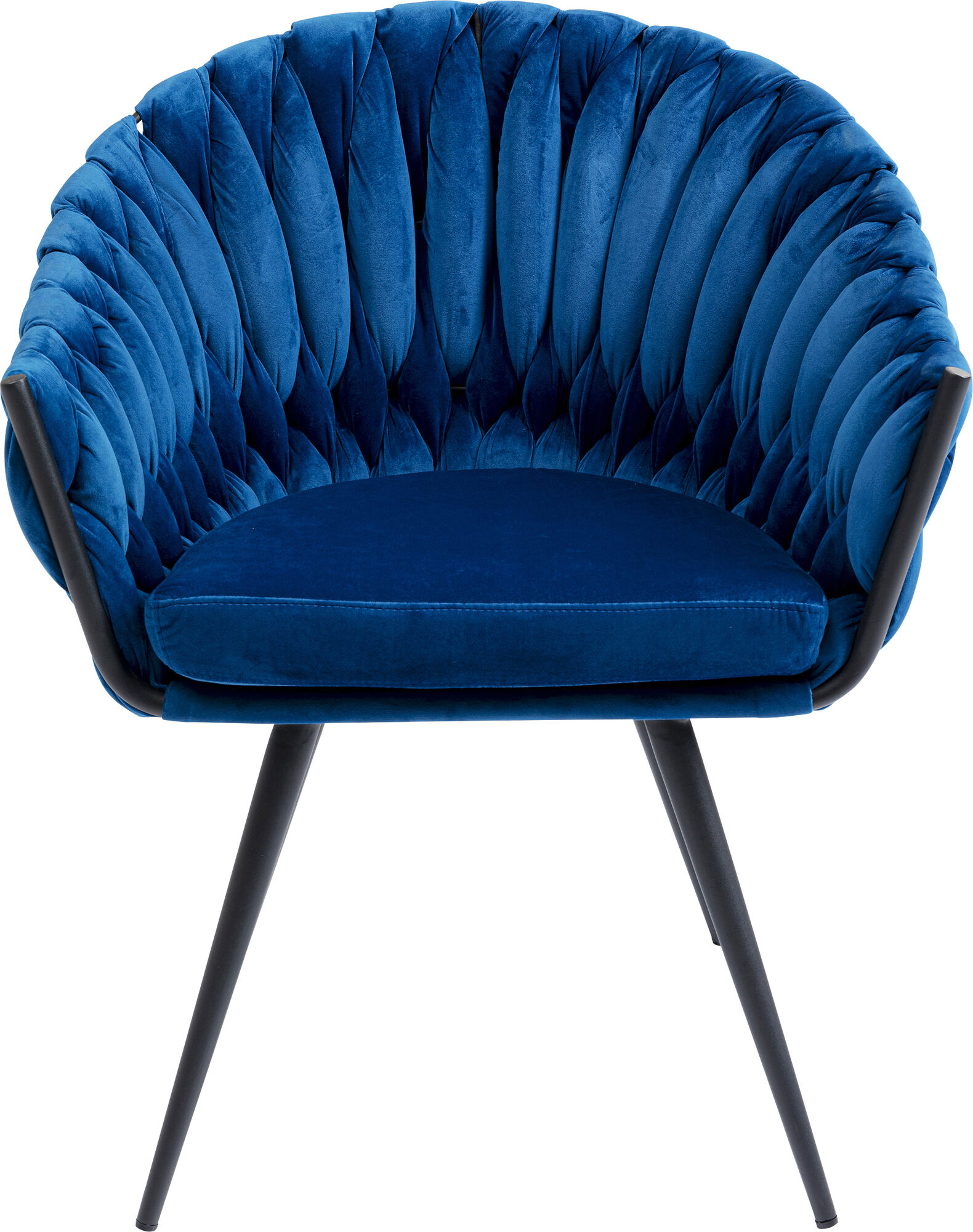 Silla reposabrazos Knot azul – Imagen-1.
