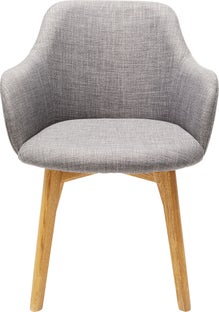 Sedia Con Braccioli Lady Grigio – immagine-1.