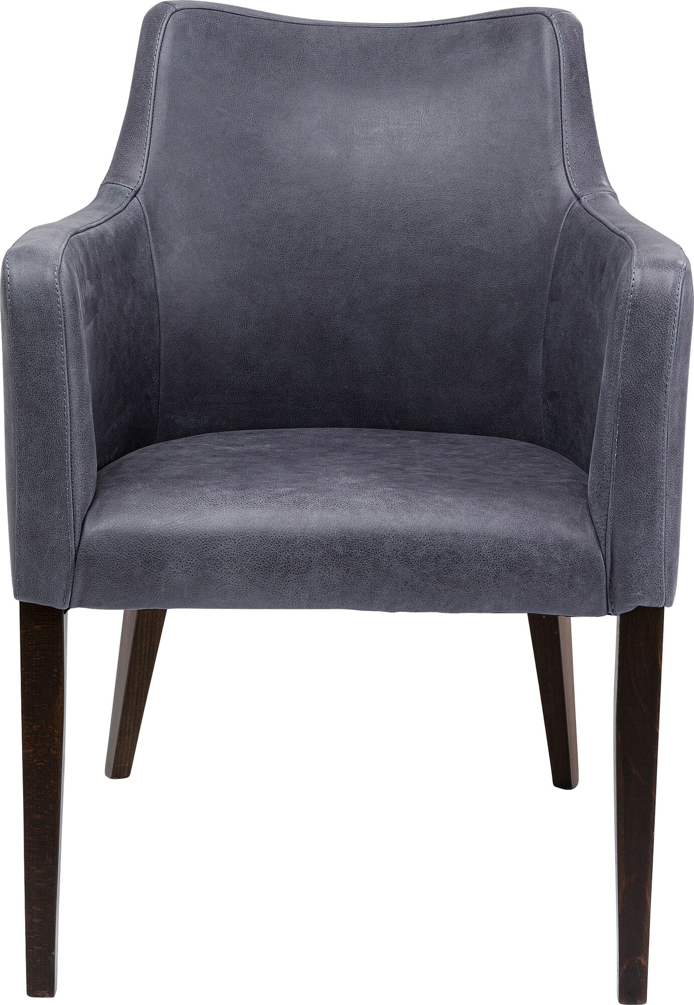 Стол с подлакътници Mode Leather Grey – изображение-1.