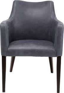 Стол с подлакътници Mode Leather Grey – изображение-1.