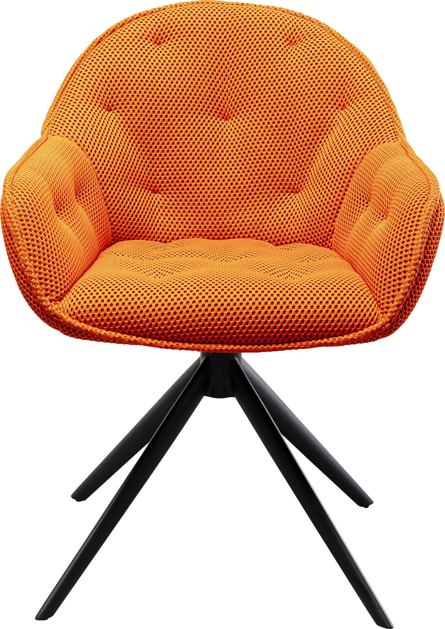 Chaise pivotante Carlito Mesh orange – Imagen-1.