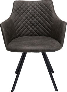 Silla giratoria Coco antracita – Imagen-1.