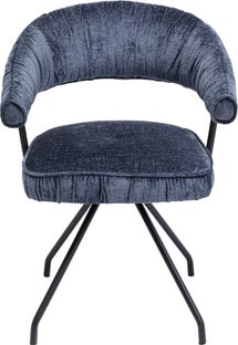 Silla giratoria Arabella Azul – Imagen-1.