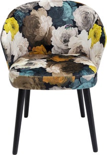 Stolica s rukonaslonom Peony Flower Žuta – slika-1.