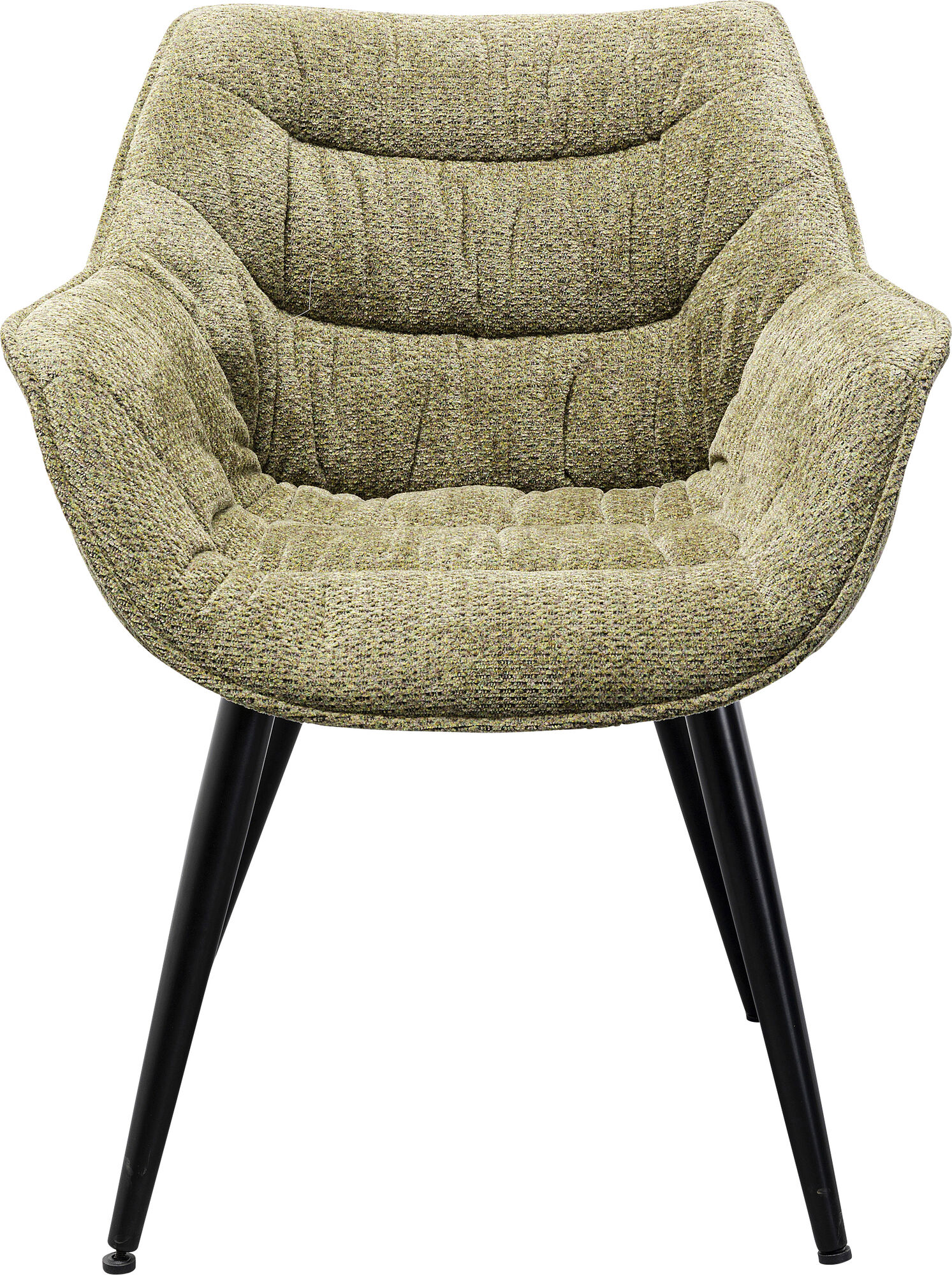 Silla reposabrazos Thelma Melange Verde – Imagen-1.