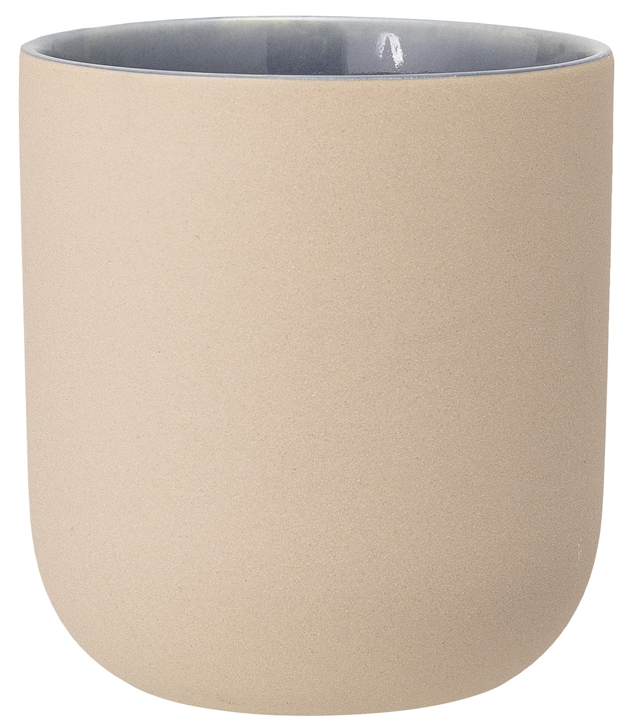 Kubek kamionkowy beżowy matowy – obraz-1