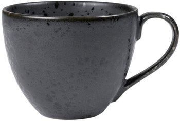 Kubek kamionkowy czarny filiżanka 460 ml – obraz-1