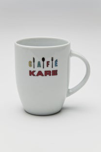 Tazza stampata bianca Kare – immagine-1.