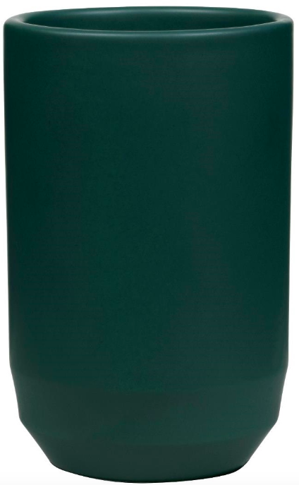Kubek łazienkowy zielony Ø7x11 cm – obraz-1