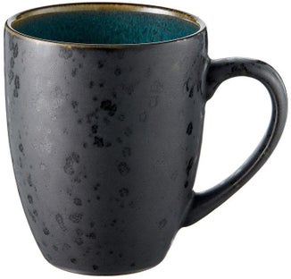 Kubek Malosa 8x10 cm 300 ml czarny/zielony – obraz-1