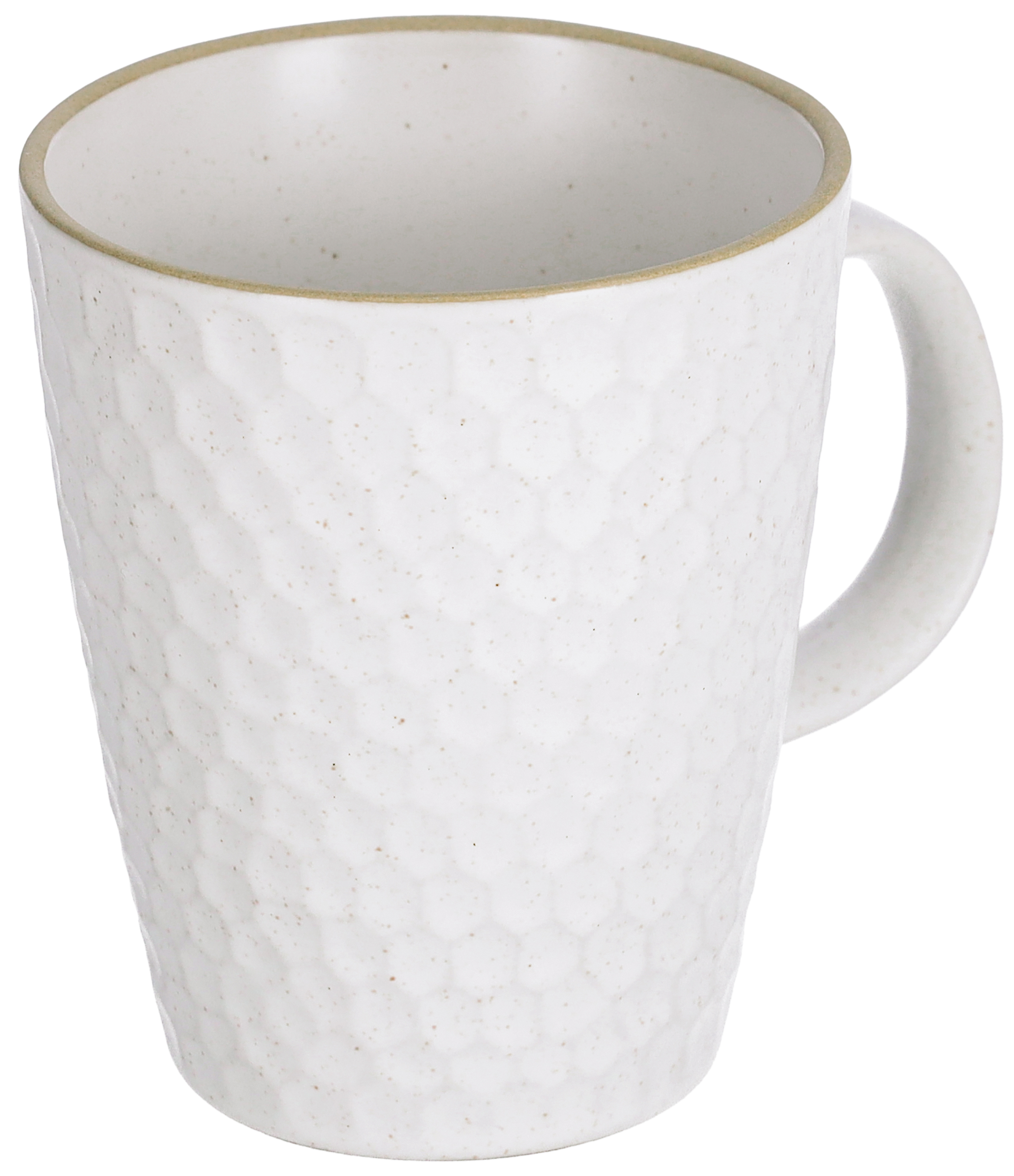 Kubek ceramiczny biały matowy 430ml – obraz-1