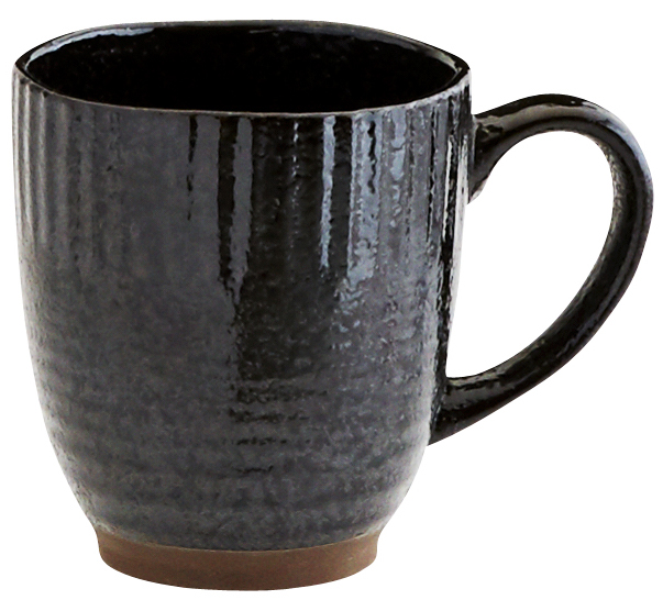 Kubek Martha Ø10x11 cm czarny – obraz-1