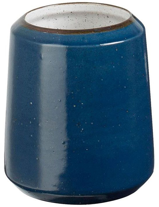 Kubek na szczoteczki do zębów niebieski 10x12 cm – obraz-1