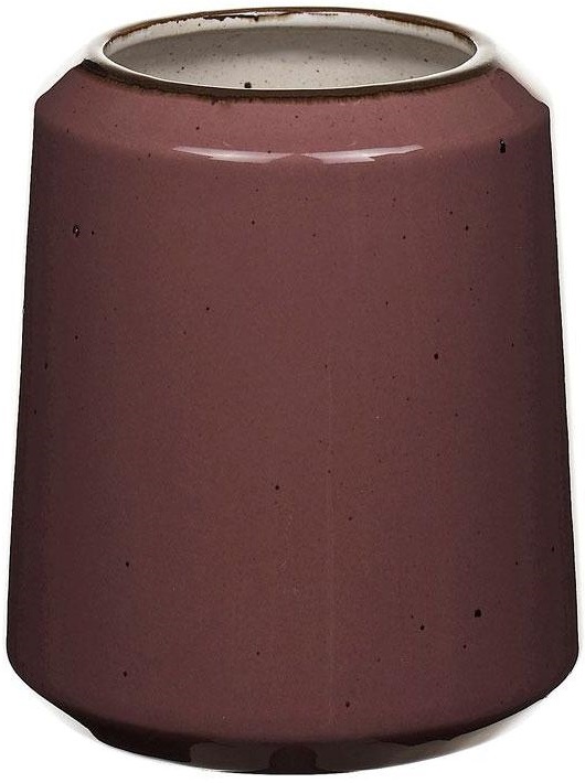 Kubek na szczoteczki do zębów fioletowy 10x12 cm – obraz-1