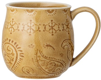 Kubek kamionkowy żółty 400 ml – obraz-1