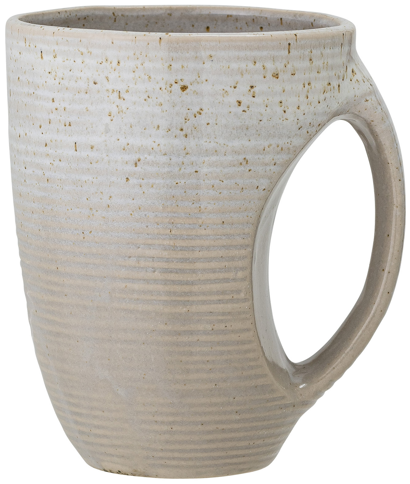 Kubek kamionkowy szary cieniowany 550 ml – obraz-1