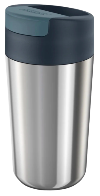 Kubek termiczny srebrny 454 ml stal nierdzewna – obraz-1