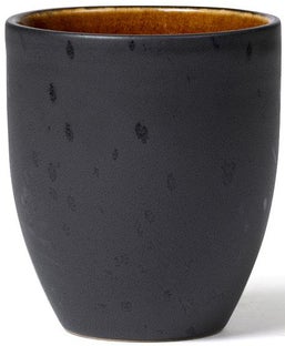 Kubek Thermo 270 ml czarny - środek bursztynowy – obraz-1