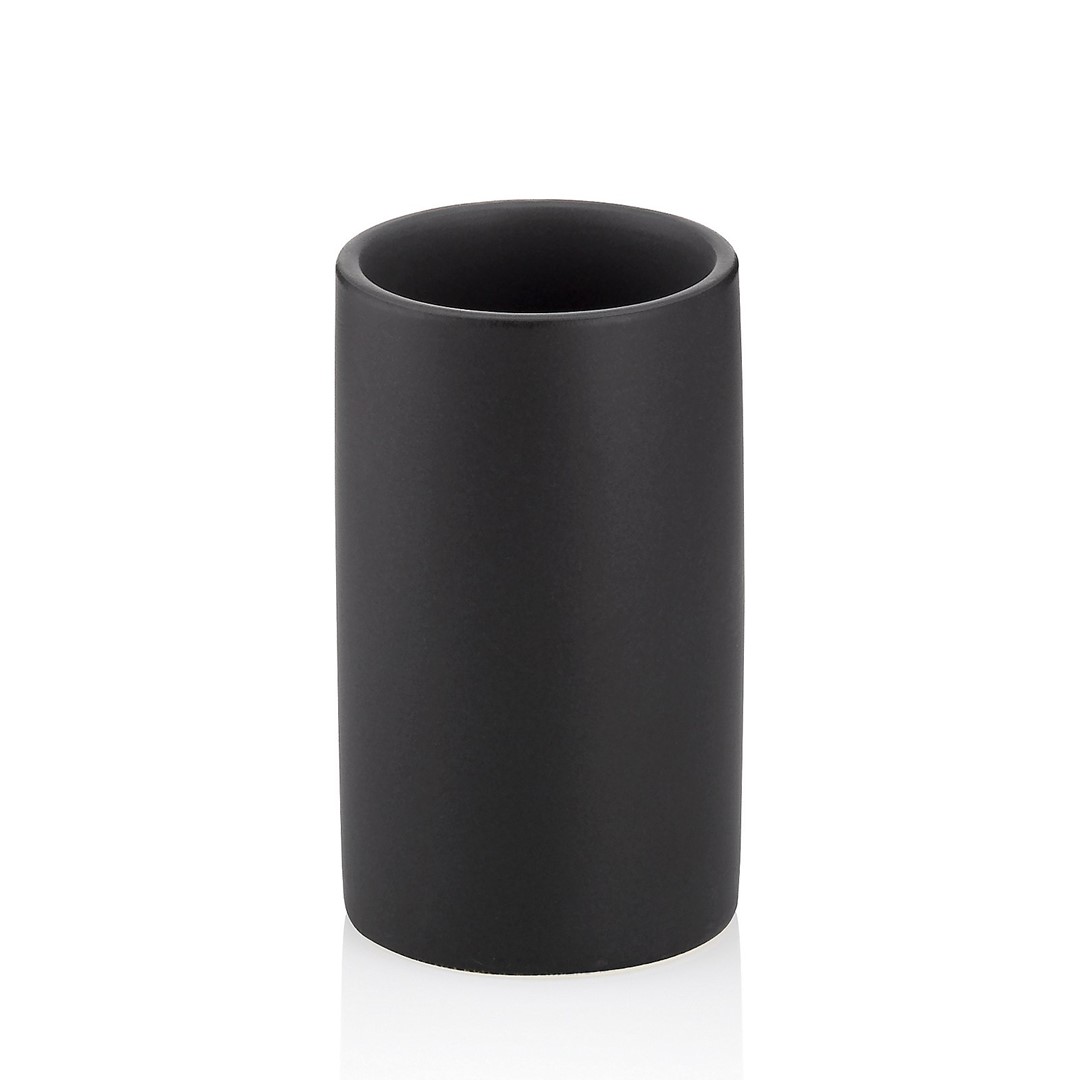 Kubek toaletowy ceramiczny czarny Matsi – grafika-1.