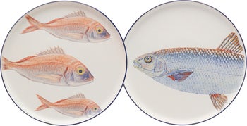 Poisson Blue Tányér Ø27cm – kép-1.