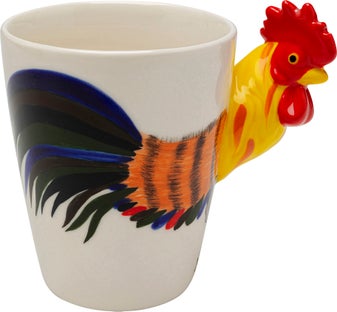 Puodelis Funny Animal Rooster 12cm – paveikslėlis-1.