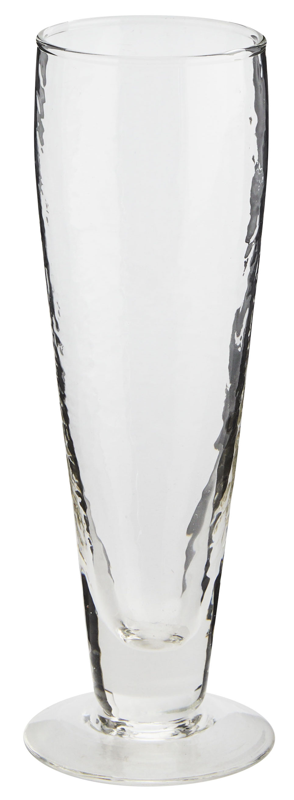 Kufel Hammered ∅5x19 cm transparentny – obraz-1