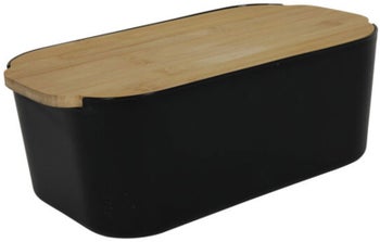 Кутия за хляб с бамбуков капак – изображение-1