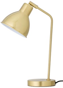 Lampa biurkowa złota regulowana E14 29 cm – obraz-1