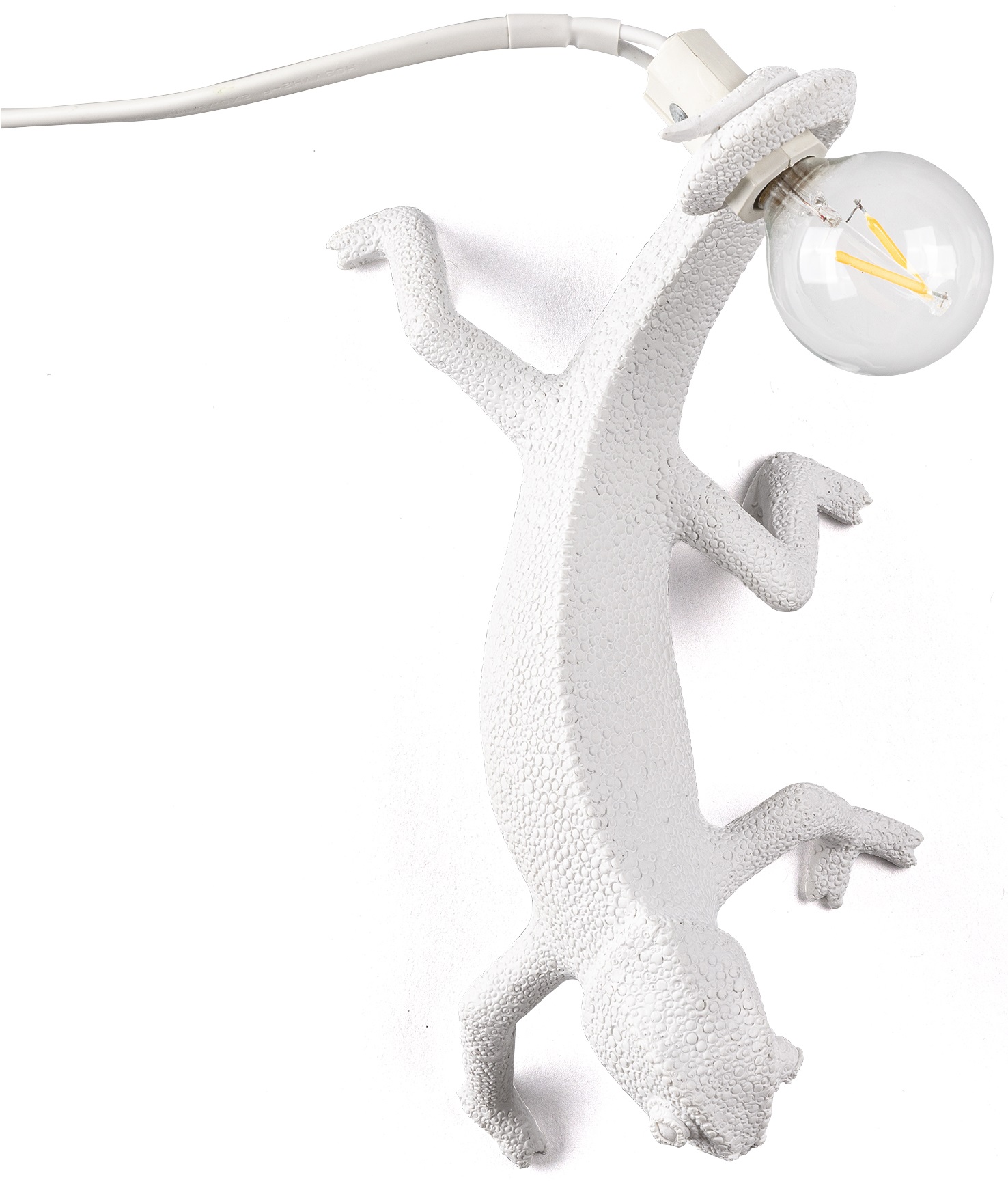 Lampa Chameleon Going Down 11x22 cm biała – obraz-1