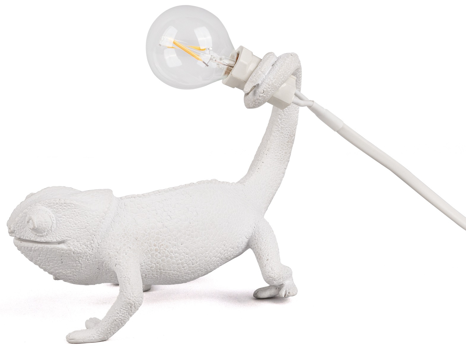 Lampa Chameleon Still 17x14 cm biała – obraz-1