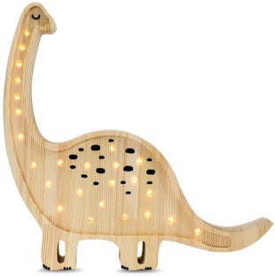 Lampa dla dzieci Dino 39x36 cm drewniana – obraz-1