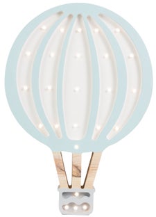 Lampa dla dzieci Latający Balon 24x39 cm niebieska – obraz-1