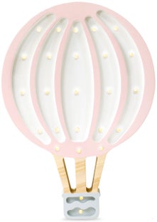 Lampa dla dzieci Latający Balon 24x39 cm różowa – obraz-1