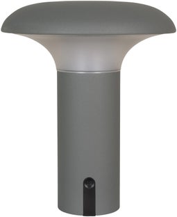 Lampa ogrodowa LED ładowana na USB szara 18x21 cm – grafika-1.