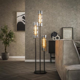 Lampa podłogowa 3L stepped cylinder glass – grafika-1.