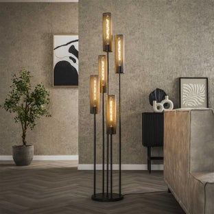 Lampa podłogowa 5L stepped tube mesh – grafika-1.