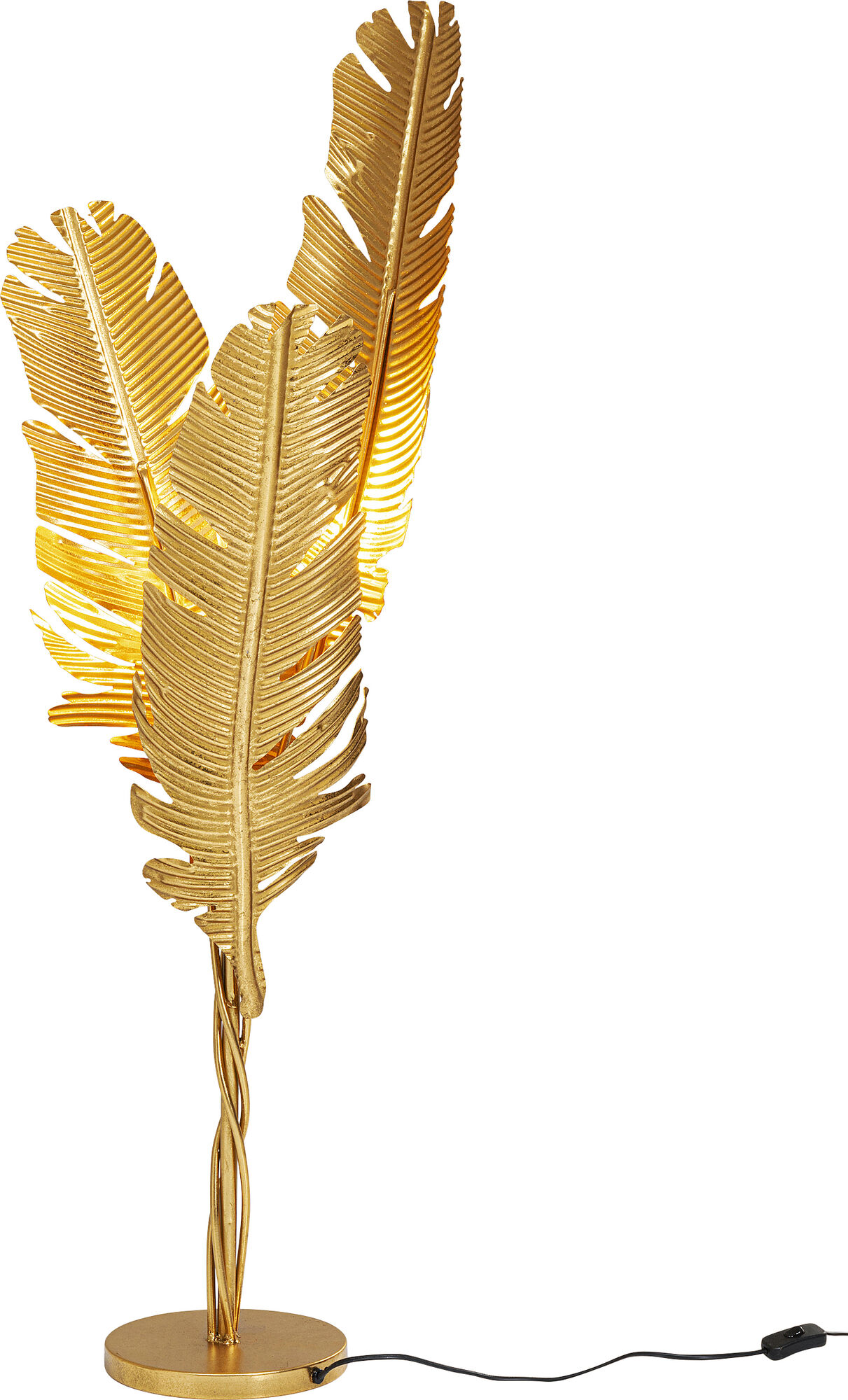 Lampa podłogowa Akile 36x123 cm złota – grafika-1.