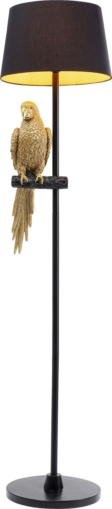 Lampada a stelo Animal Parrot oro 176cm – immagine-1.