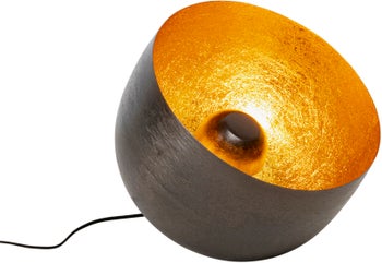 Pastatomas šviestuvas Apollon Smooth Black Ø35cm – paveikslėlis-1.