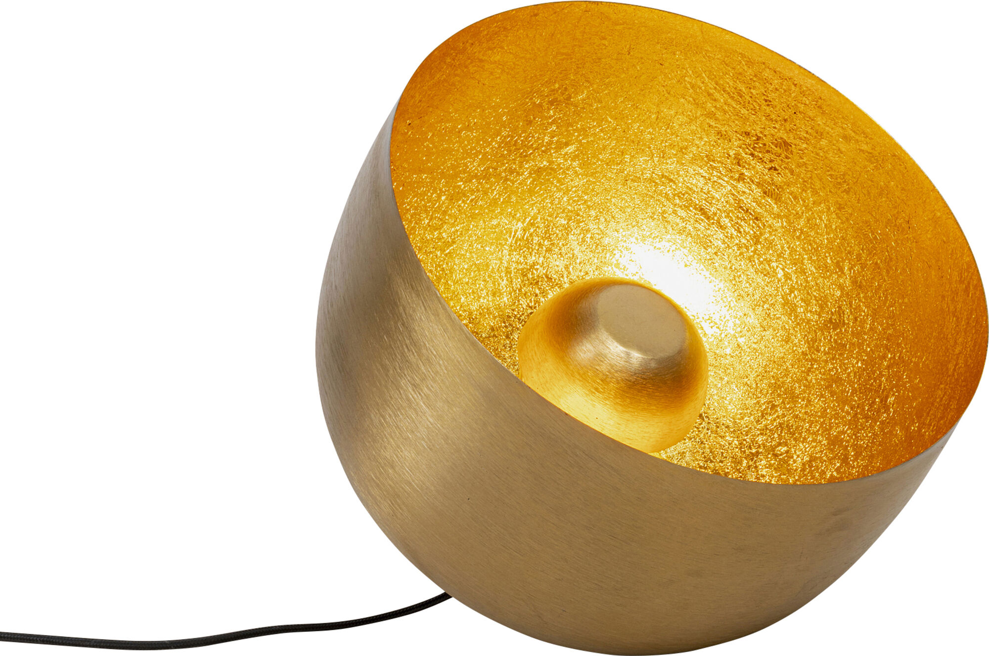 Podna lampa Apollon Smooth Gold Ø35cm – slika-1.