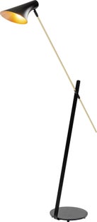 Lampa podłogowa Axe 87x154 cm czarna – obraz-1
